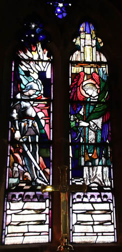 The Anson window in the South aisle