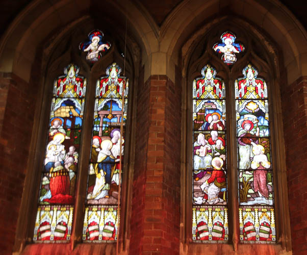 West Windows dedicated by the Smith Family