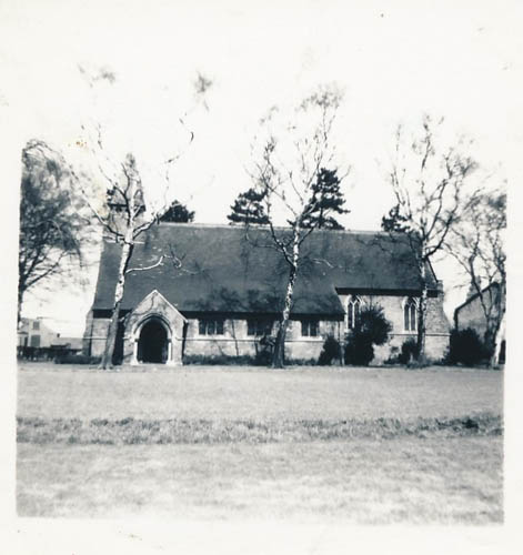  St Mary's from the Main Road before the bungalow was built