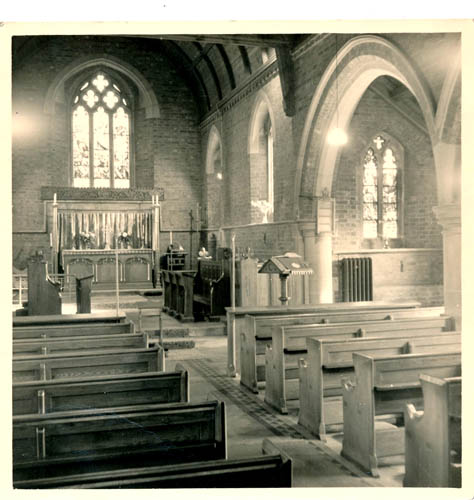 The nave of St Mary's Church