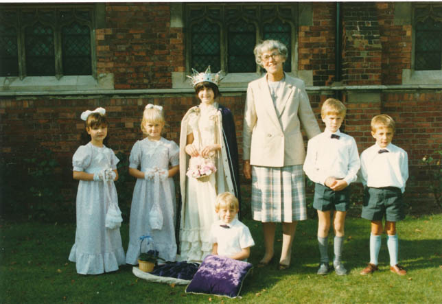 Corrina Stables was crowned by Miss Pat Greenhough