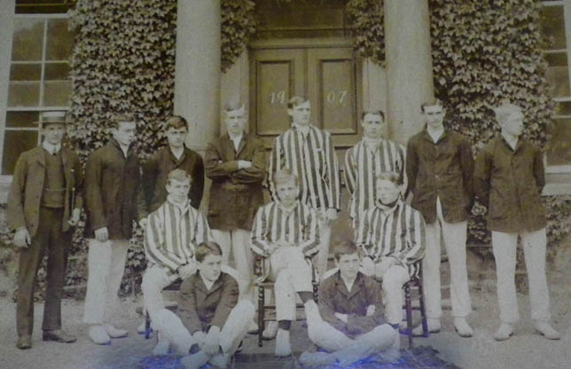 3 members of the Anson family at school in Pocklington