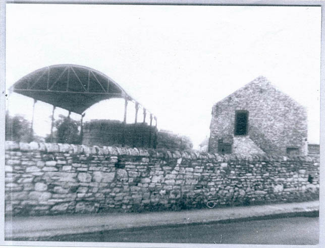 Stack yard that belonged to Garth House Farm