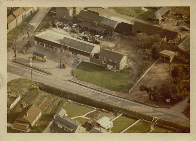 Parkinson’s Garage forecourt in the early 1960s