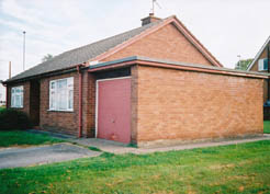 The garage of the bungalow acted as a Newsagent Shop.