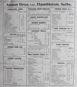 Items 4-17 in the Anson Brothers 1913 Index