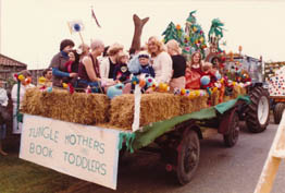 Mother & Toddler float in the 1981 Gala