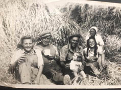 A group of workers on White House Farm