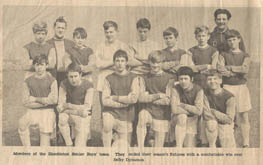 Hambleton 1968 Senior Boy’s Team